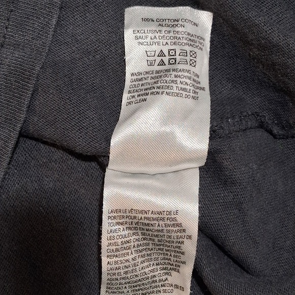 Lucky Brand VTG Mens Gray Charcol Short Sleeve Graphic T-Shirt‎ Size Small Logo - Picture 3 of 8